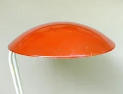 Discount Pamono Orange and Light Beige Outdoor Mushroom Lamp from Bega, 1950s