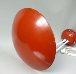 Discount Pamono Orange and Light Beige Outdoor Mushroom Lamp from Bega, 1950s