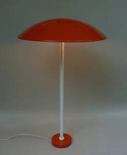 Hot Pamono Orange and White Mushroom Outdoor Garden Lamps from BEGA, 1950s, Set of 2
