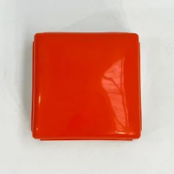 Pamono Orange Cnosso Wall Lamp by Angelo Mangiarotti for Artemide, 1960s> Wall Lights & Sconces