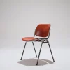 Pamono Orange DSC 106 Stacking Chair by Giancarlo Piretti for Castelli / Anonima Castelli, 1970s> Office Chairs