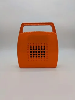 Pamono Orange Penny Record Player by Mario Bellini for MusicalNastro. Italy, 1980s> Electronics
