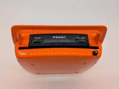 Pamono Orange Penny Record Player by Mario Bellini for MusicalNastro. Italy, 1980s><noscript><img width=