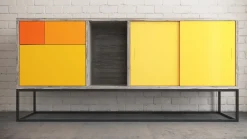 Hot Pamono Orange Real Sideboard by Studio Deusdara