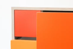 Hot Pamono Orange Real Sideboard by Studio Deusdara