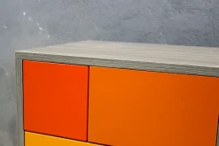 Hot Pamono Orange Real Sideboard by Studio Deusdara