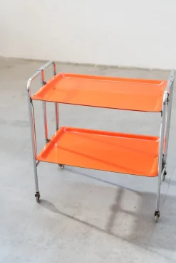 Pamono Orange Trolley, 1970s><noscript><img width=