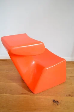 Hot Pamono Orange Zocker Children's Chair by Luigi Colani for Top System Burkhard Lübke, 1971