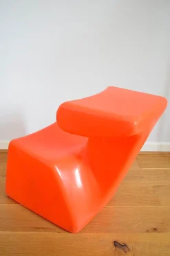 Hot Pamono Orange Zocker Children's Chair by Luigi Colani for Top System Burkhard Lübke, 1971