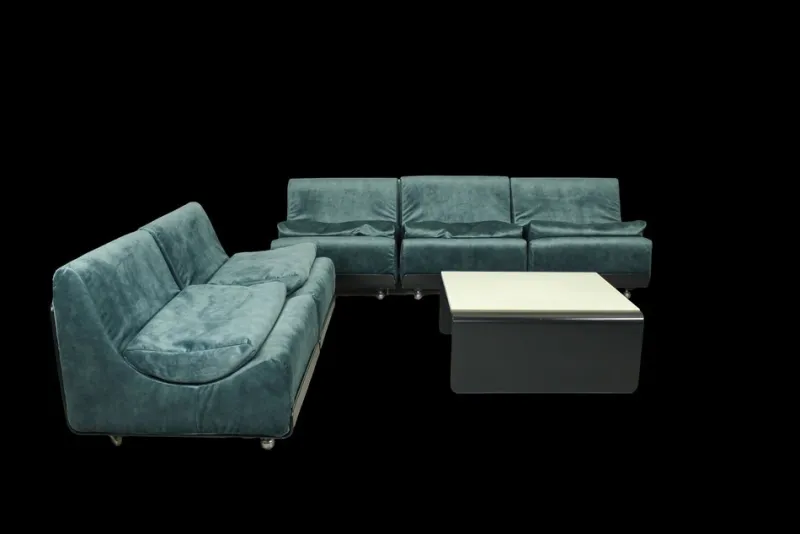 Hot Pamono Orbis Lounge Sofa Set by Luigi Colani for Cor, 1969, Set of 6