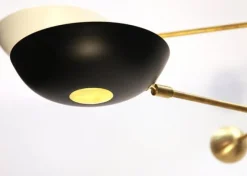 Pamono Orbitale Brass Chandelier by Silvio Piattelli><noscript><img width=