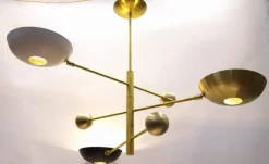Best Pamono Orbitale Brass Chandelier by Silvio Piattelli