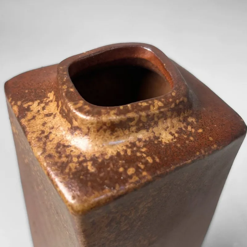 Pamono Organic Japanese Bizen Ikebana Vase, 1970s> Vases