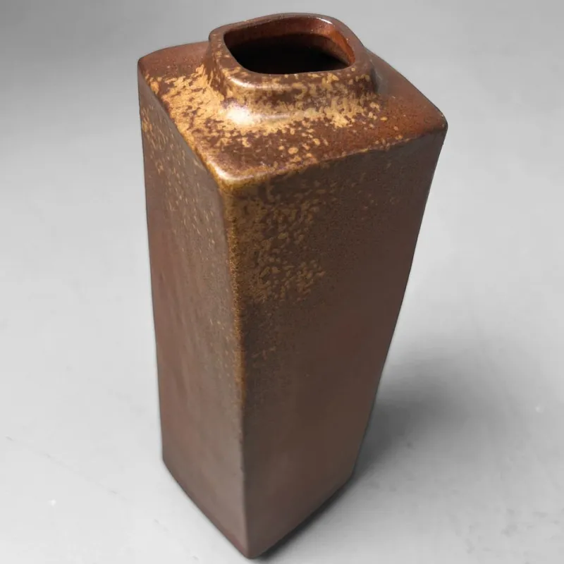 Pamono Organic Japanese Bizen Ikebana Vase, 1970s> Vases