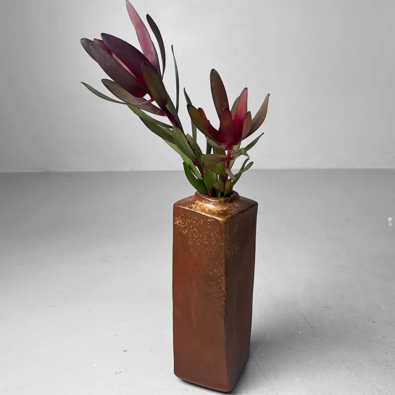 Pamono Organic Japanese Bizen Ikebana Vase, 1970s> Vases