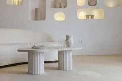 Pamono Organic Top 120 Beige Travertine Decorative Low Coffee Table by Beije Avenue><noscript><img width=