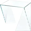 Pamono Origami Side Table in Crystal Glass by Barberini & Gunnell> Tables