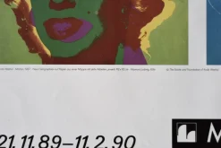 Pamono Original Andy Warhol Marilyn Monroe Exhibition Poster by Ros Nagy-Roden, Museum Ludwig Köln, 1989-1990><noscript><img width=