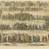 Pamono Original Copper Engraving Depicting a Viceroy with Entourage in China, 1735> Posters