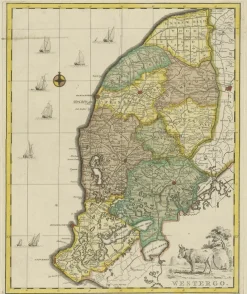 Online Pamono Original Copper-Engraving of Westergo, 1744