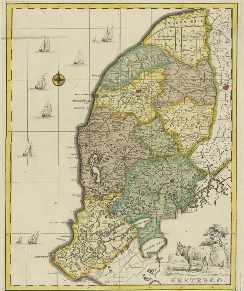 Online Pamono Original Copper-Engraving of Westergo, 1744