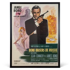 Pamono Original French James Bond from Russia with Love Poster, 1964> Posters