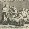 Pamono Original People Visiting the Sick, 1760, Print