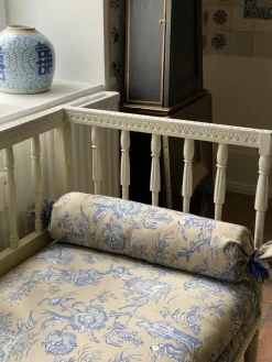 Pamono Original Swedish Bench with New Cover, 1880s><noscript><img width=