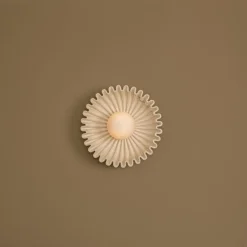 Pamono Ostro White Marble Wall Sconce by Simone & Marcel> Wall Lights & Sconces