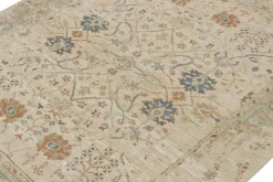Pamono Oushak Style Rug from R&K Principal Jahanshah Nazmiyal><noscript><img width=