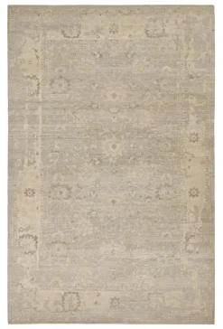 New Pamono Oushak Style Rug with Floral Pattern from R&K Principal Jahanshah Nazmiyal