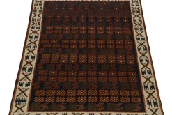 Pamono Oushak Style Rug with Geometric Patterns from R&K Principal Jahanshah Nazmiyal><noscript><img width=