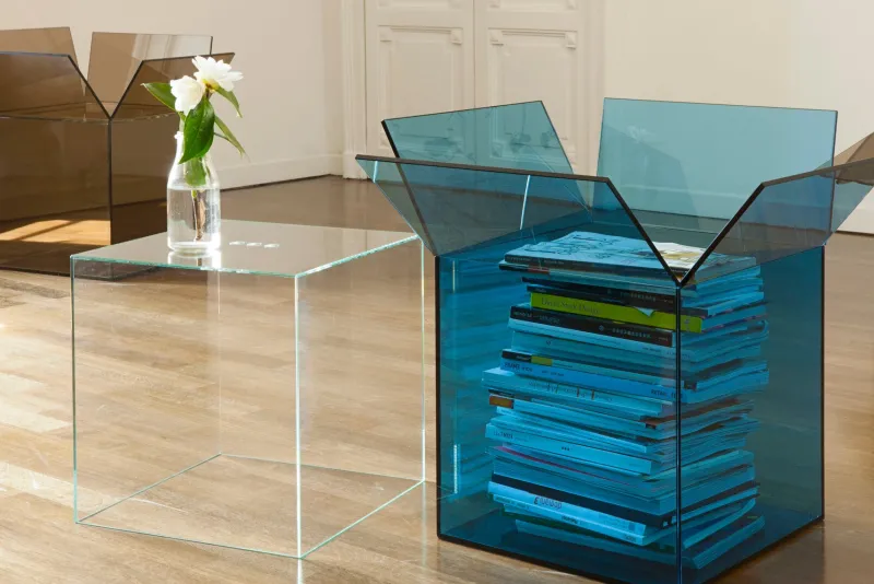 Pamono Out of the Box Container or Side Table by Samer Alameen, Set of 3> Trunks, Crates & Baskets