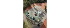 Pamono Outdoor Collection LC1 Chair by Le Corbusier, P. Jeanneret and C. Perriand for Cassina
