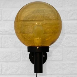Online Pamono Outdoor Facade Lamp in Fiberglass and Glass, Sweden, 1970s