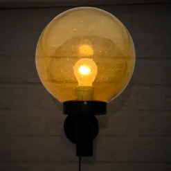 Online Pamono Outdoor Facade Lamp in Fiberglass and Glass, Sweden, 1970s