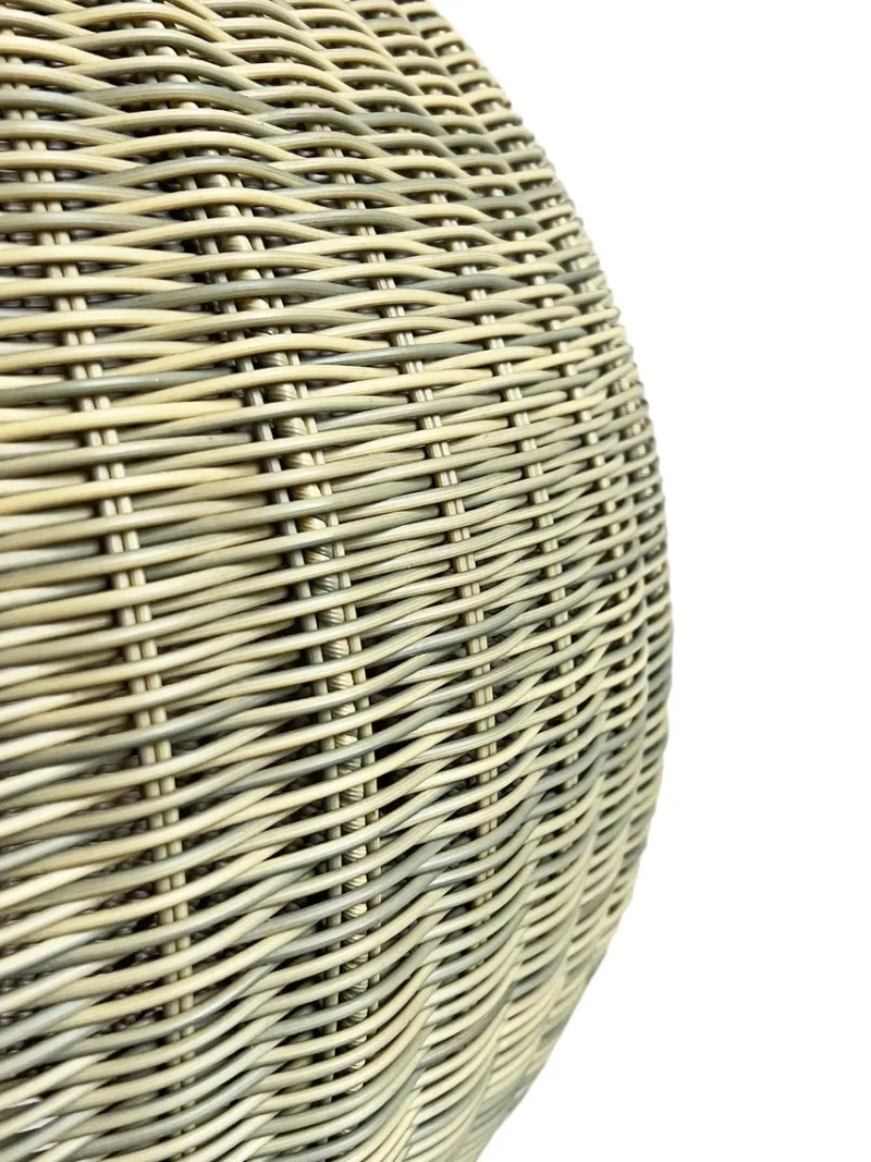 Pamono Outdoor Faux Rattan Globe Lantern, 2010s> Garden Lighting