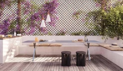 Online Pamono Outdoor Garden Table with Aluminum Legs from BD Barcelona