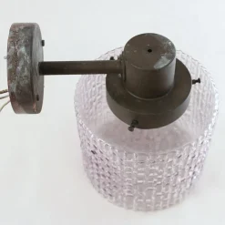 Pamono Outdoor Lamp in Copper and Glass, 1960s> Garden Lighting