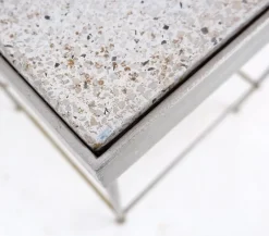 Online Pamono Outdoor Side Table with Fish Stone Slab Top