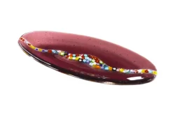 Pamono Oval Cascata C20 Amethyst Colored Murano Glass Plate by Vévé Glass> Decorative Plates