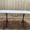 Pamono Oval Marble Bistro Table> Garden Tables