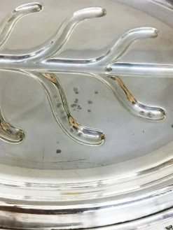 Pamono Oval Silver Plated Oyster Dish With Tilting Lid from Cooper Brothers Sheffield><noscript><img width=