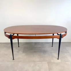 Pamono Oval Table by Silvio Cavatorta, 1960s> Dining Tables & Sets