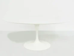 Pamono Oval Tulip Dining Table by Eero Saarinen for Knoll International, 1980s