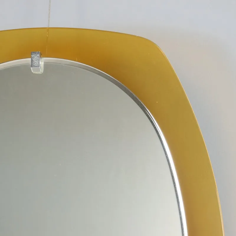 Online Pamono Oval Wall Mirror, 1960s