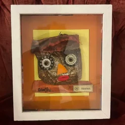 Discount Pamono Ovidio Wain, Collage Composition, 1960s, Mixed Media on Panel, Framed