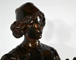 Pamono P. Dubois, Florentine Singer of the 15th Century, 1865, Bronze><noscript><img width=