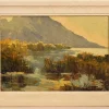 Online Pamono P. Genet, Landscape, Early 20th-Century, Oil on Canvas, Framed