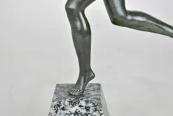 Outlet Pamono P Le Faguays, Art Deco Woman with Ball, 20th Century, Bronze